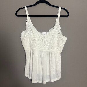 White Lace Cami/ Tank Top